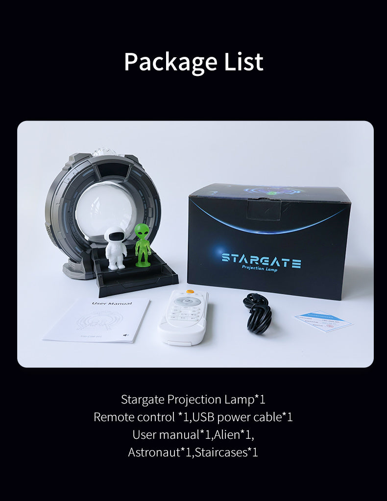 Alien Portal Aurora Light Bluetooth Speaker