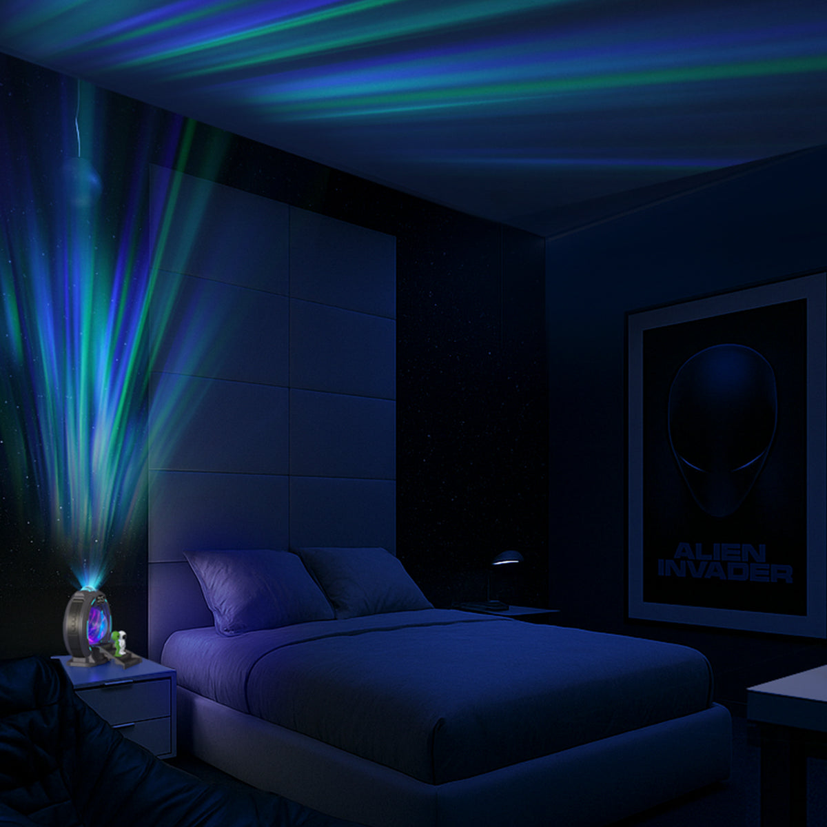 Alien Portal Aurora Light Bluetooth Speaker