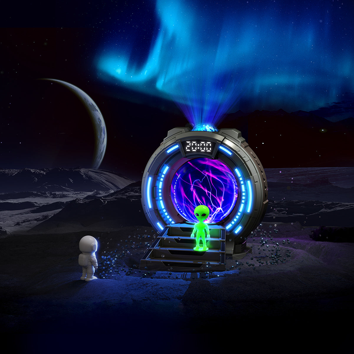 Alien Portal Aurora Light Bluetooth Speaker