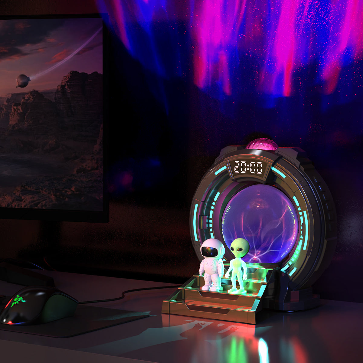 Alien Portal Aurora Light Bluetooth Speaker